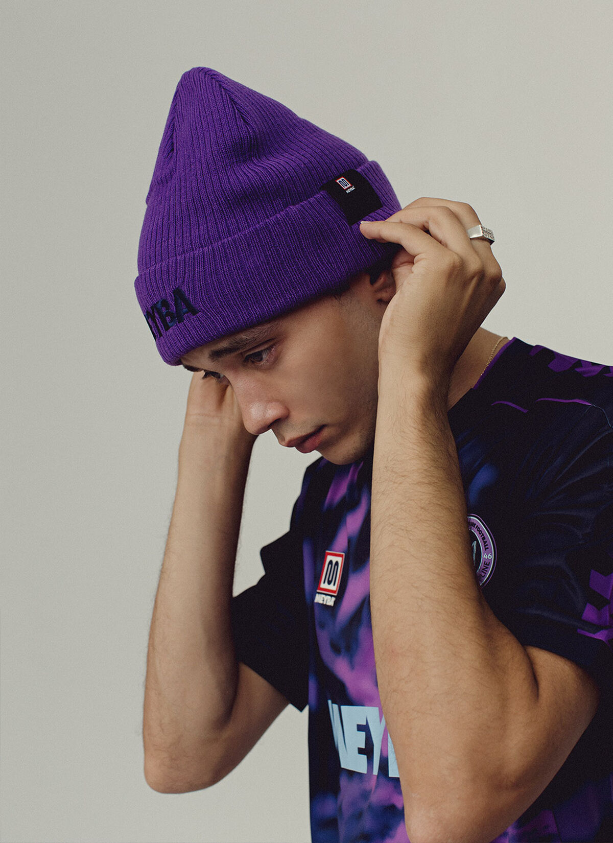 Meyba Beanie, Purple, hi-res