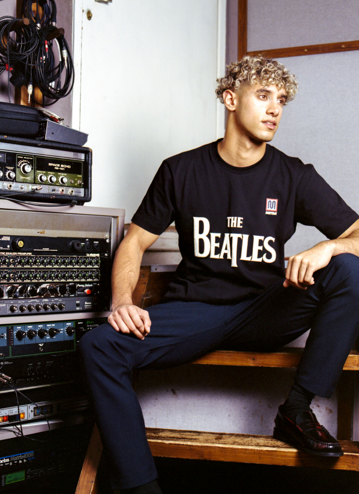 MEYBA x The Beatles Training T, Black, hi-res