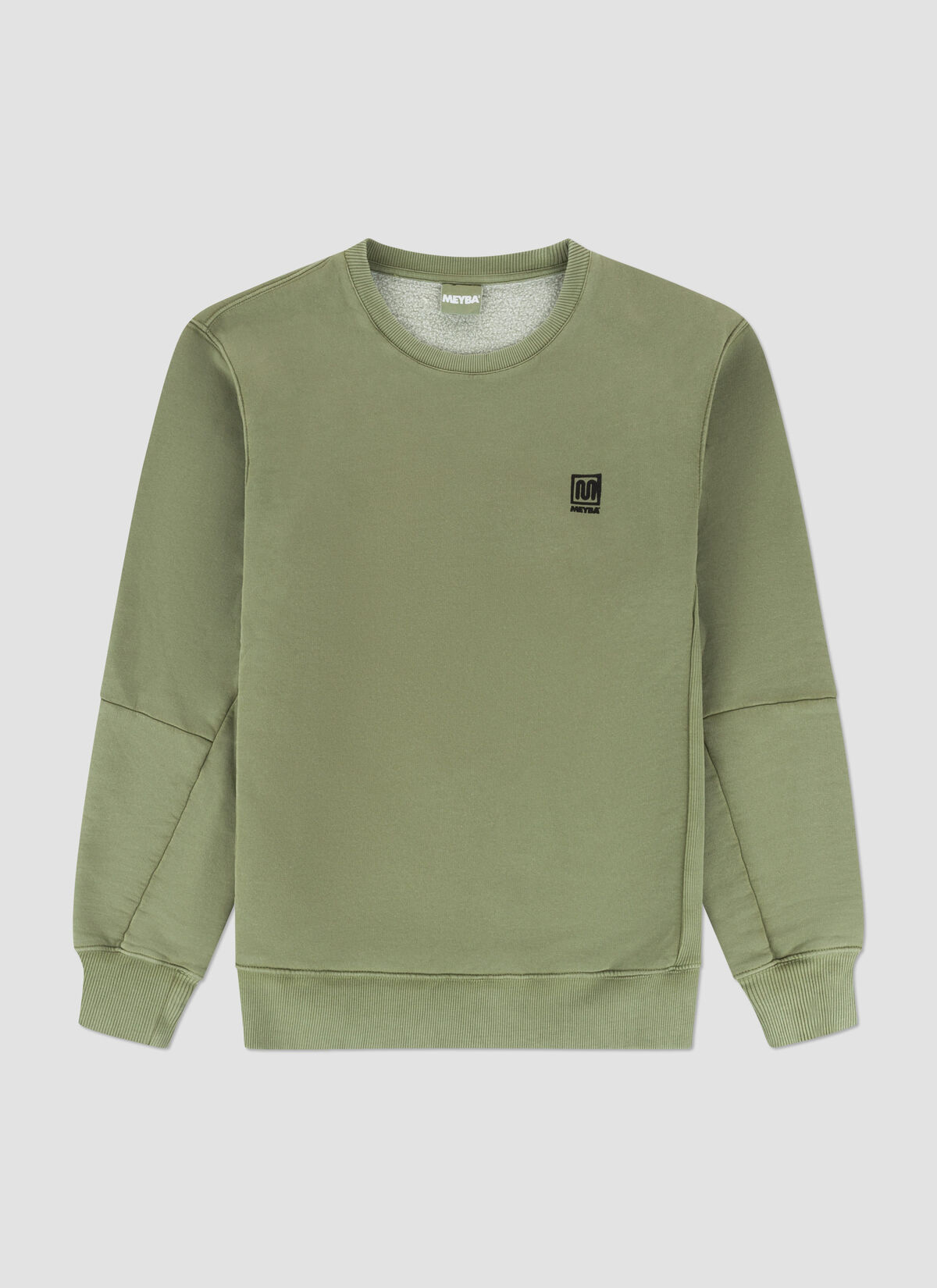 MEYBA Natural Dye Crew Swt DM, Neon Mint Green, hi-res