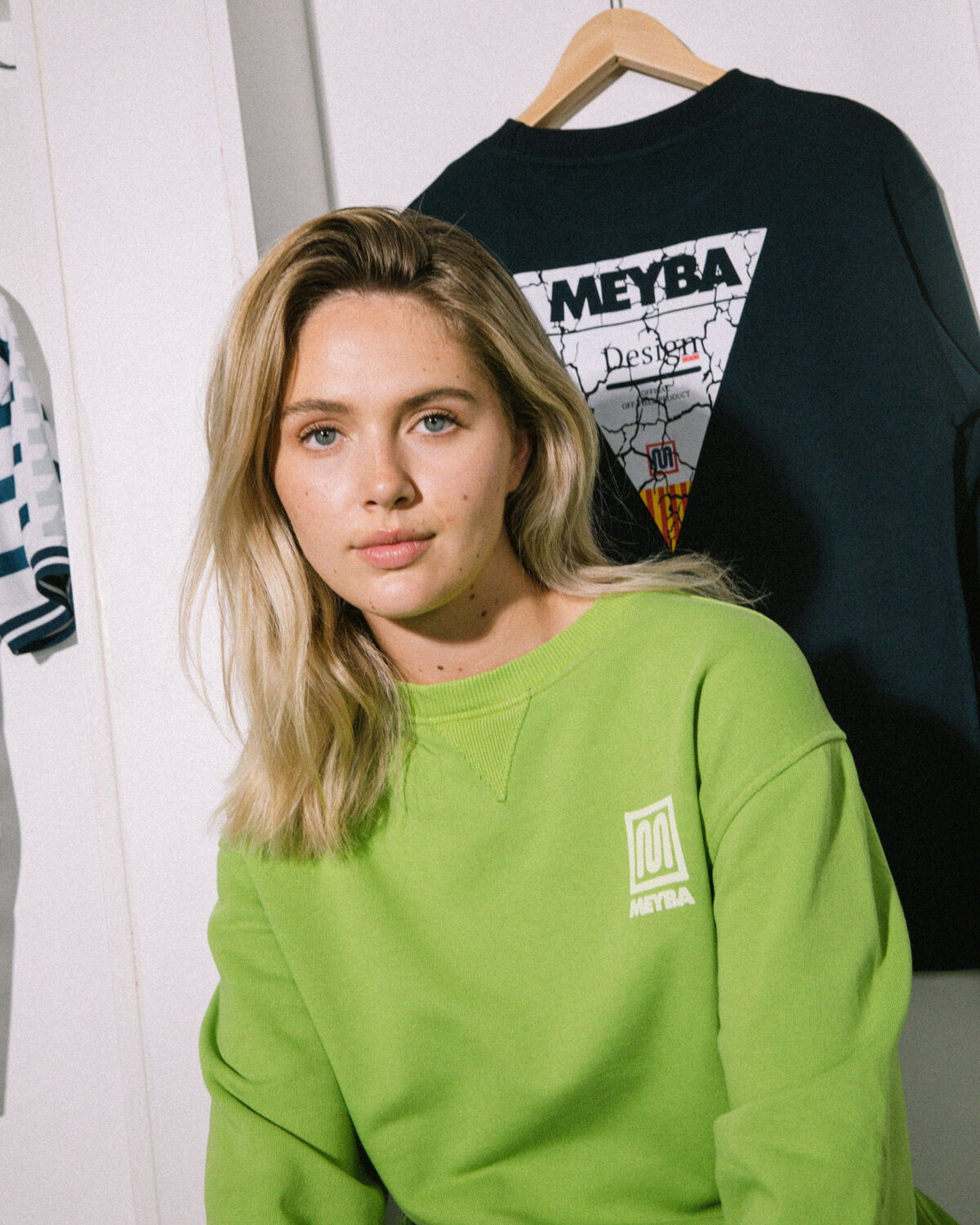 Meyba Dia Discharge Sweat - 100% Cotton, Dark Citron, hi-res