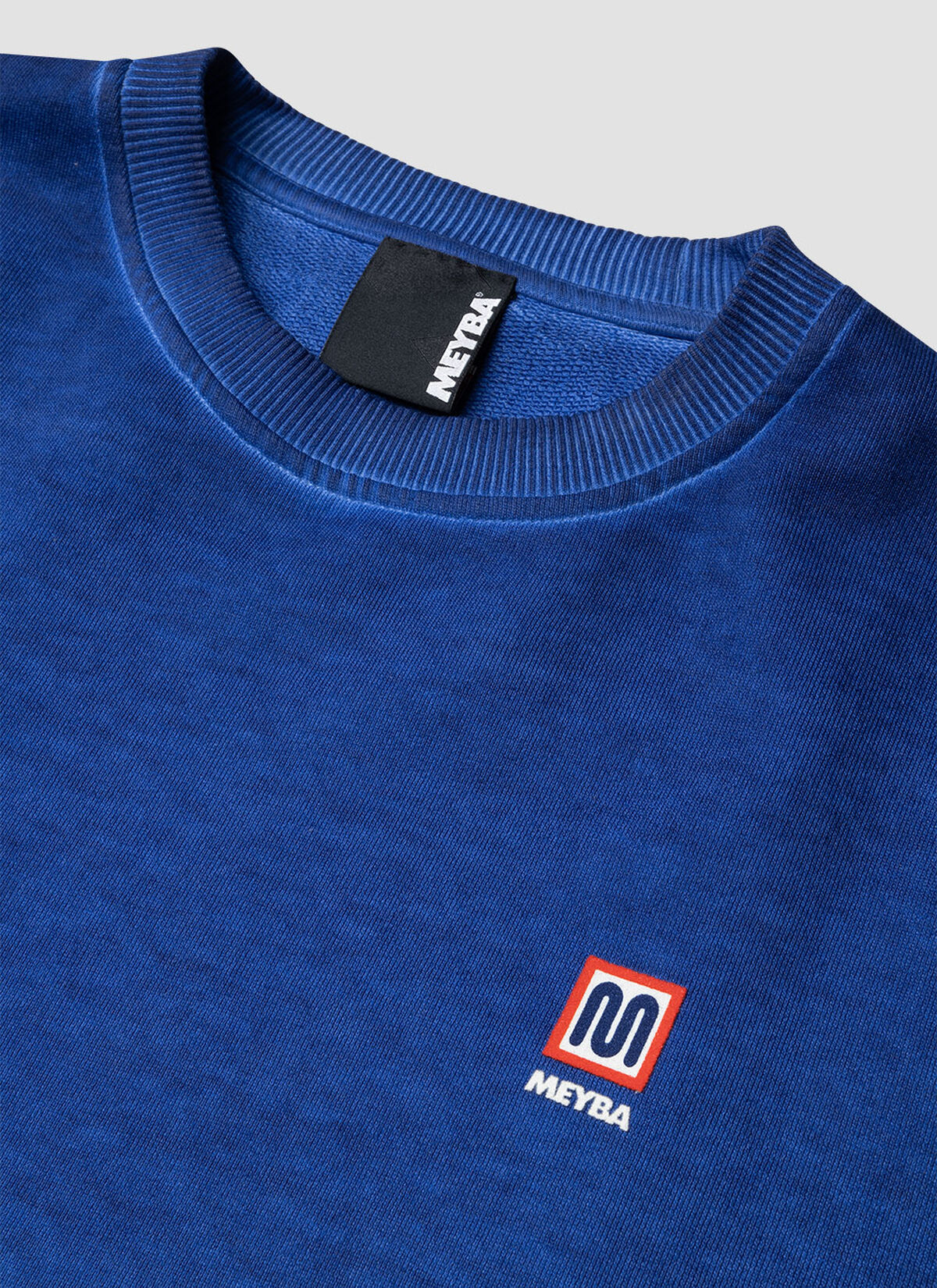 COLD DYE CREW SWEAT, Blue, hi-res