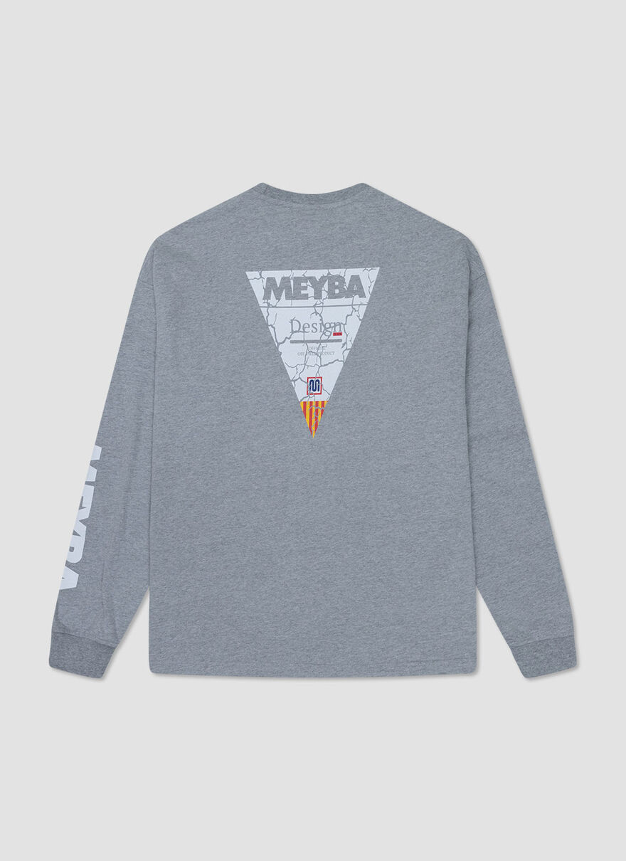 Meyba LS Design Lab Tee - 100% Cotton, Green/White stripe, hi-res
