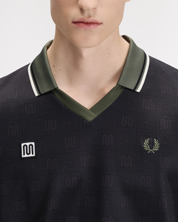 MEYBA x FRED PERRY Printed Longsleeve Polo