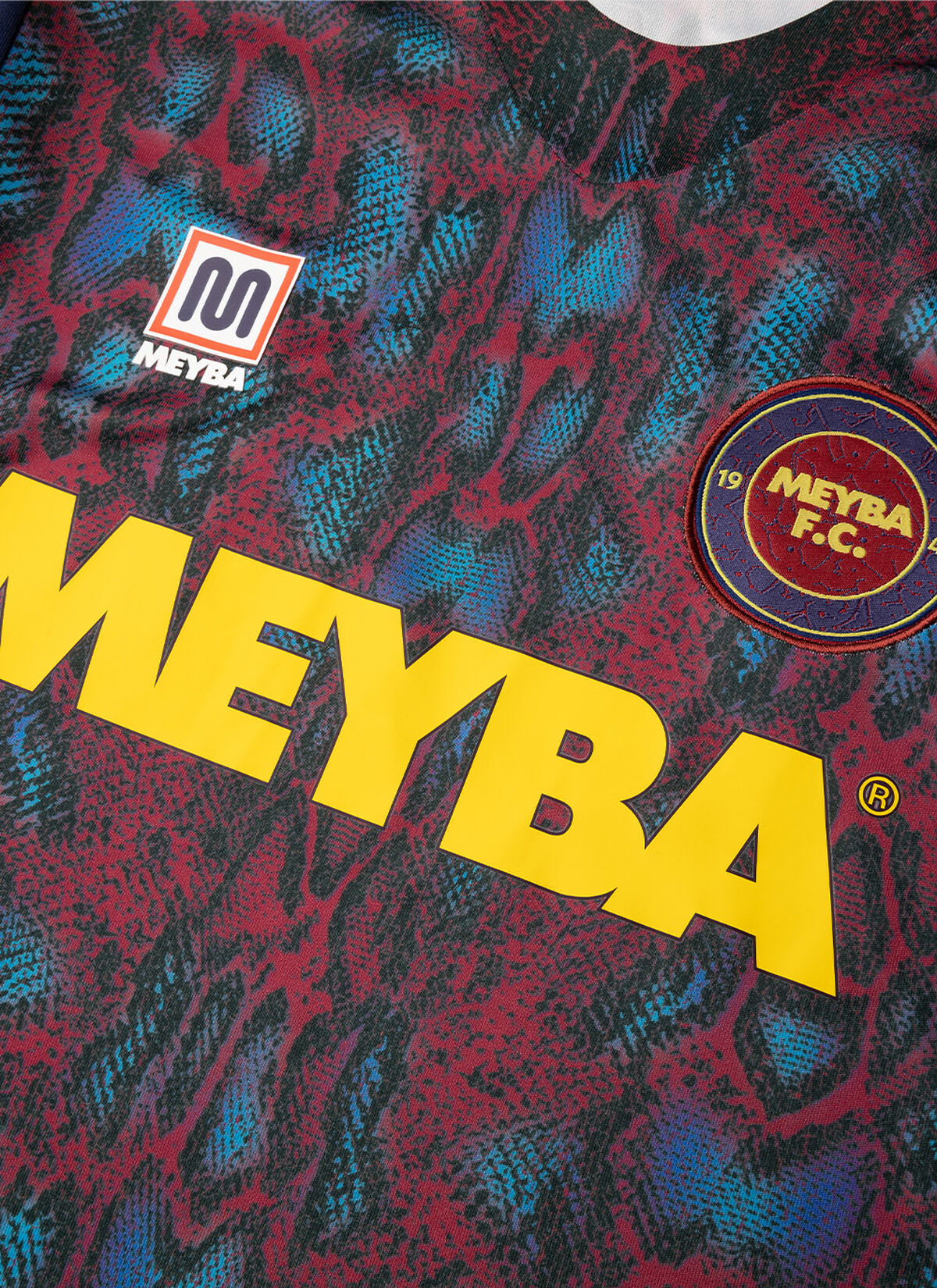 MEYBA SNAKE SHIRT, Blue/Red, hi-res