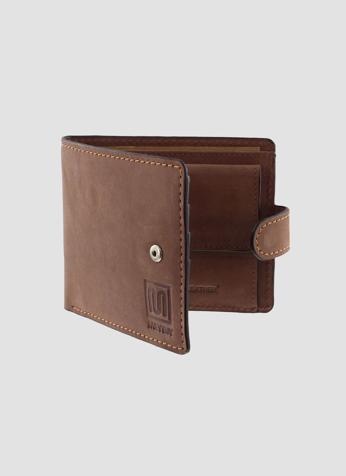 MEYBA Wallet, Brown, hi-res