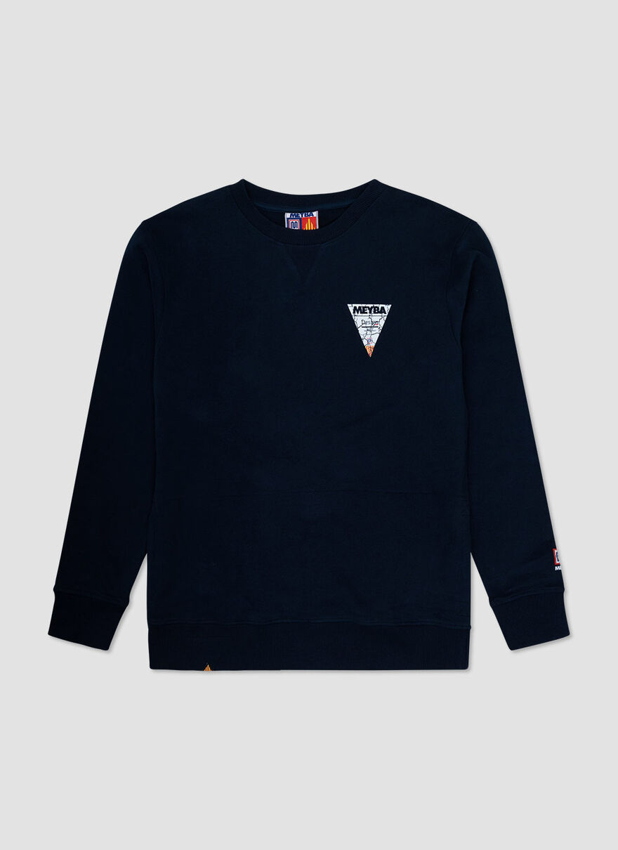 Meyba Design Lab Sweat - 100% Cotton, Blue Stripe, hi-res