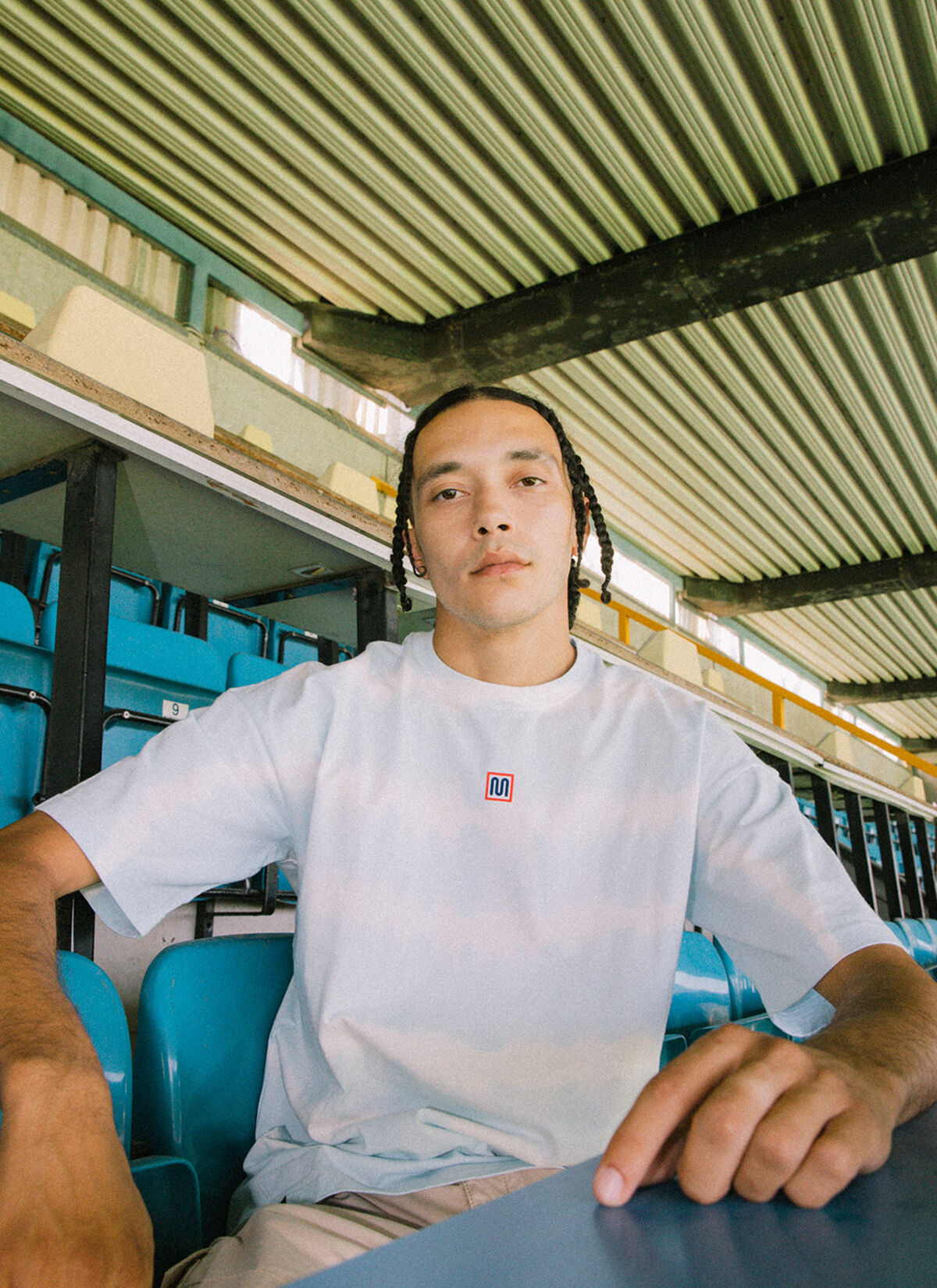 Meyba Hoop Dye Tee - 100% Cotton, Ancient Water, hi-res