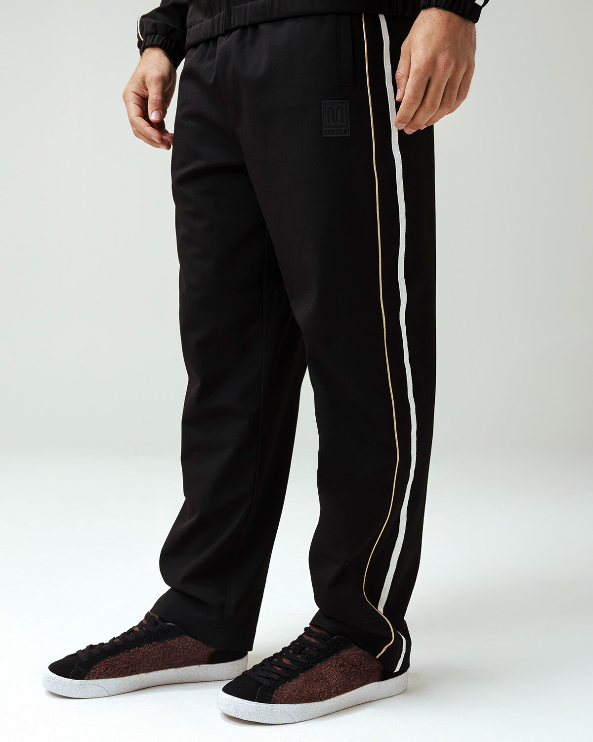 MEYBA VISIONARY TRACK PANT, Black/Gold, hi-res