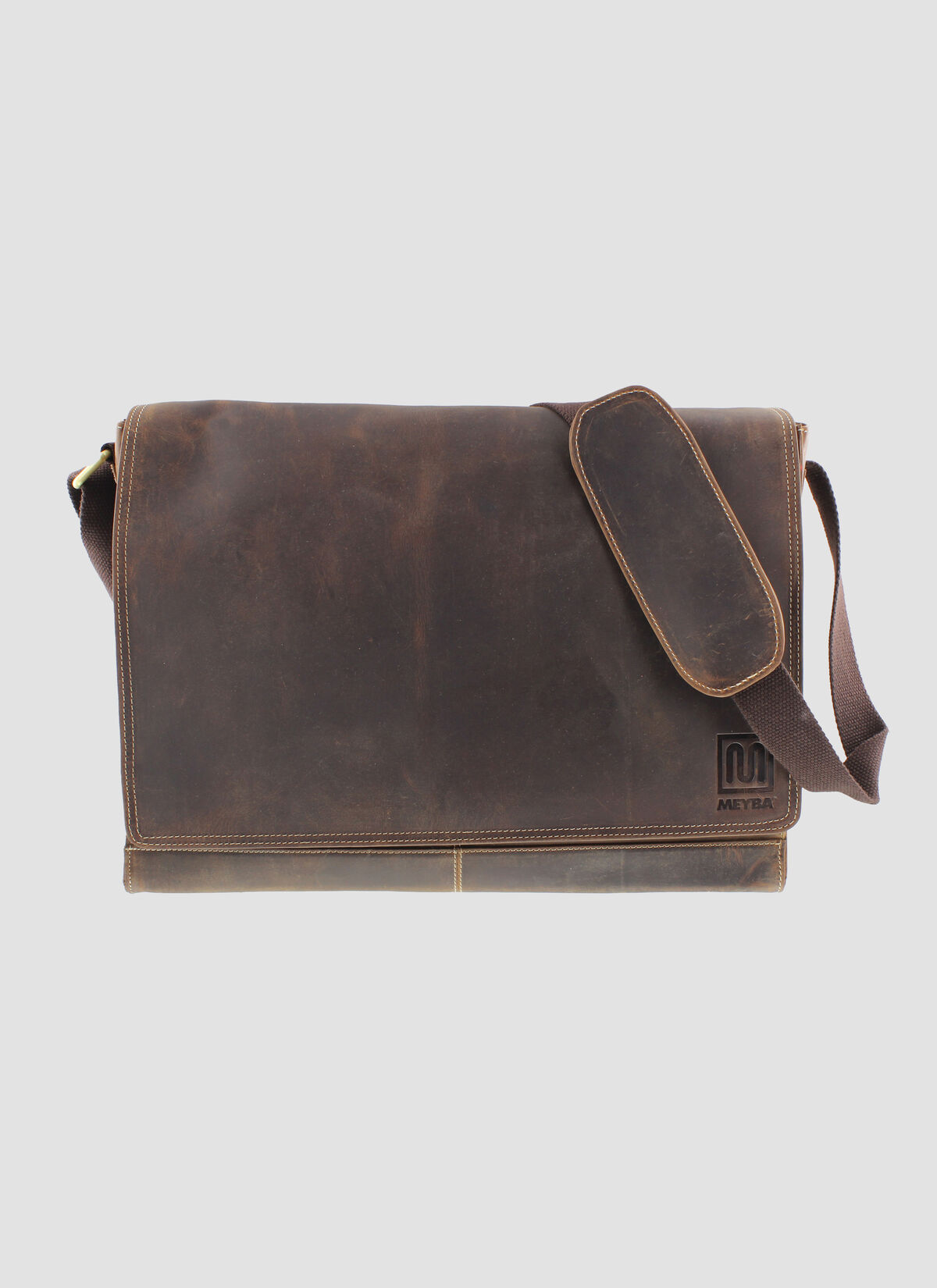 MEYBA Laptop Bag, Brown, hi-res