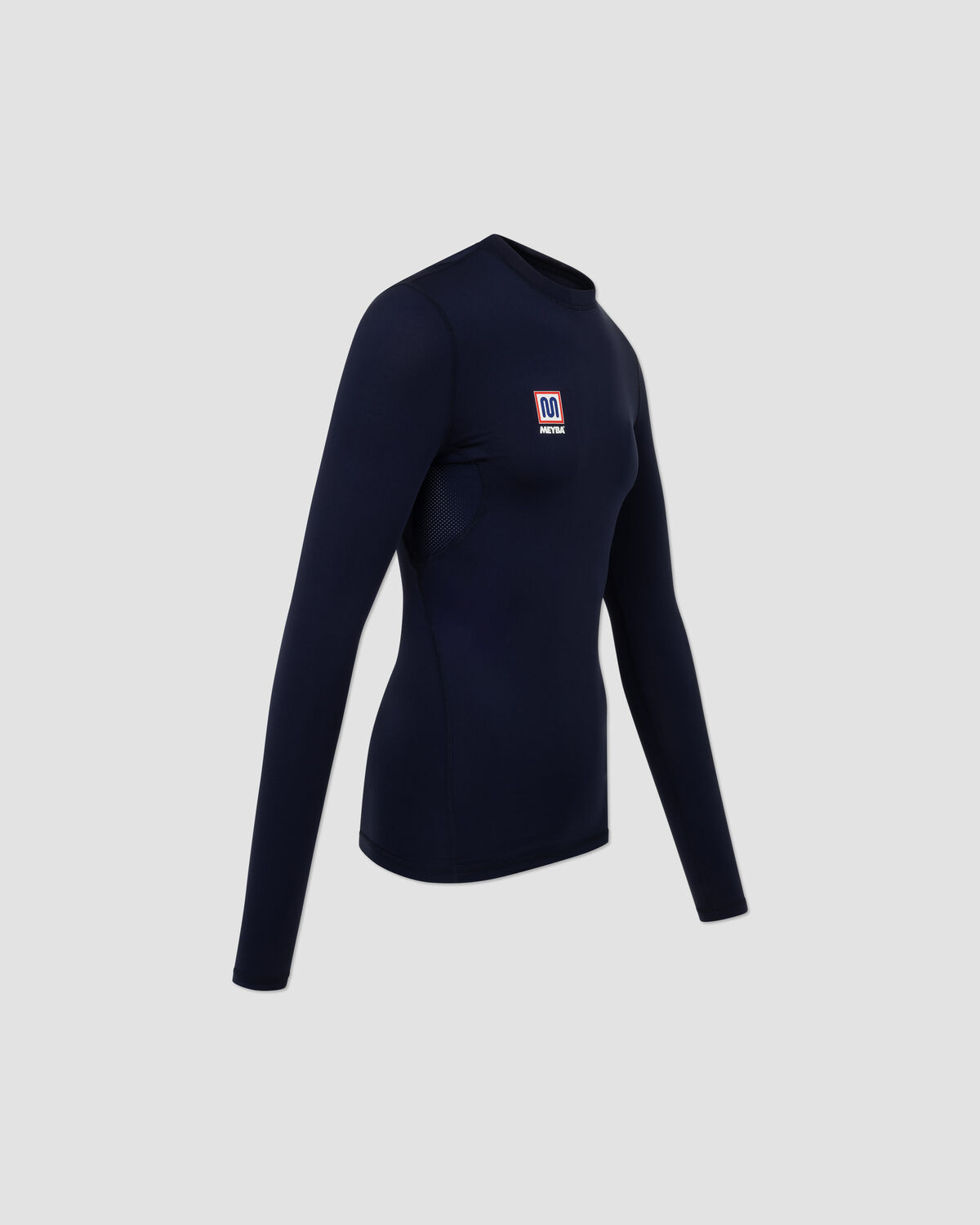 MEYBA Long Sleeve Base Layer, Navy, hi-res