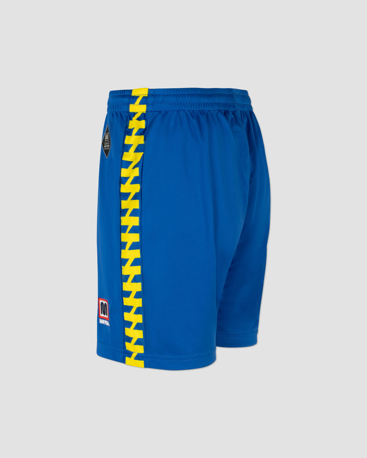 Mey Alpha Matchday Short, Blue/Yellow, hi-res