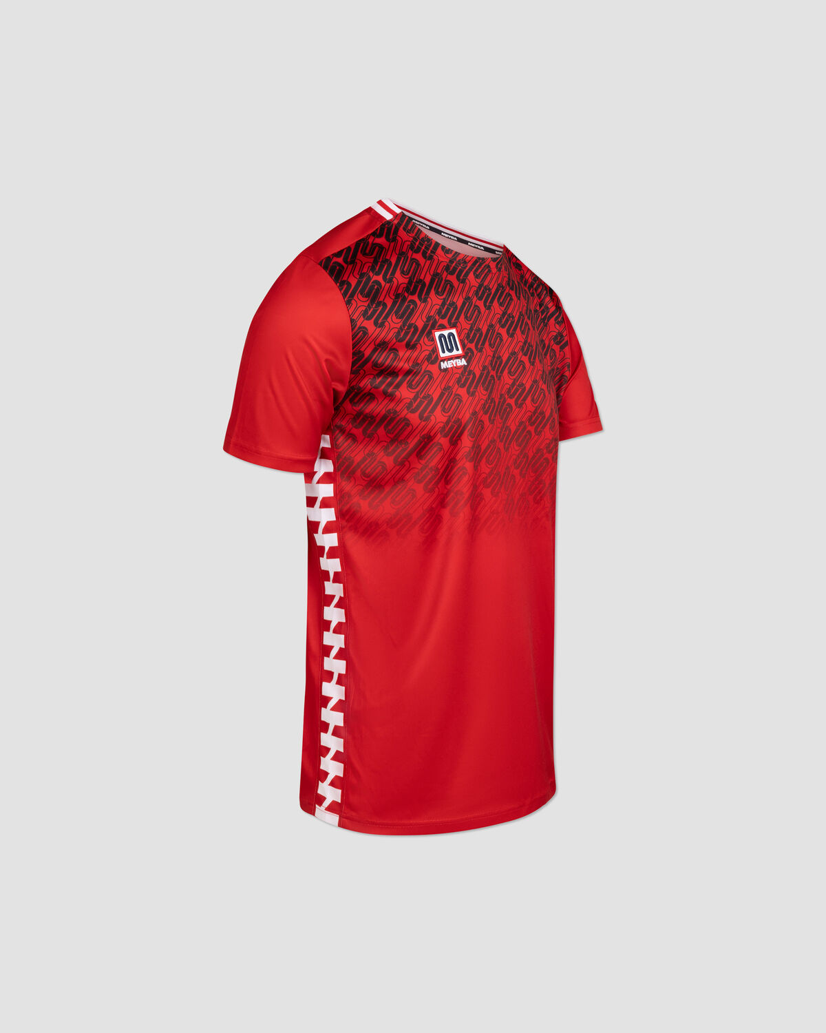 Meyba Alpha Grid Jersey, Red/Back/White, hi-res