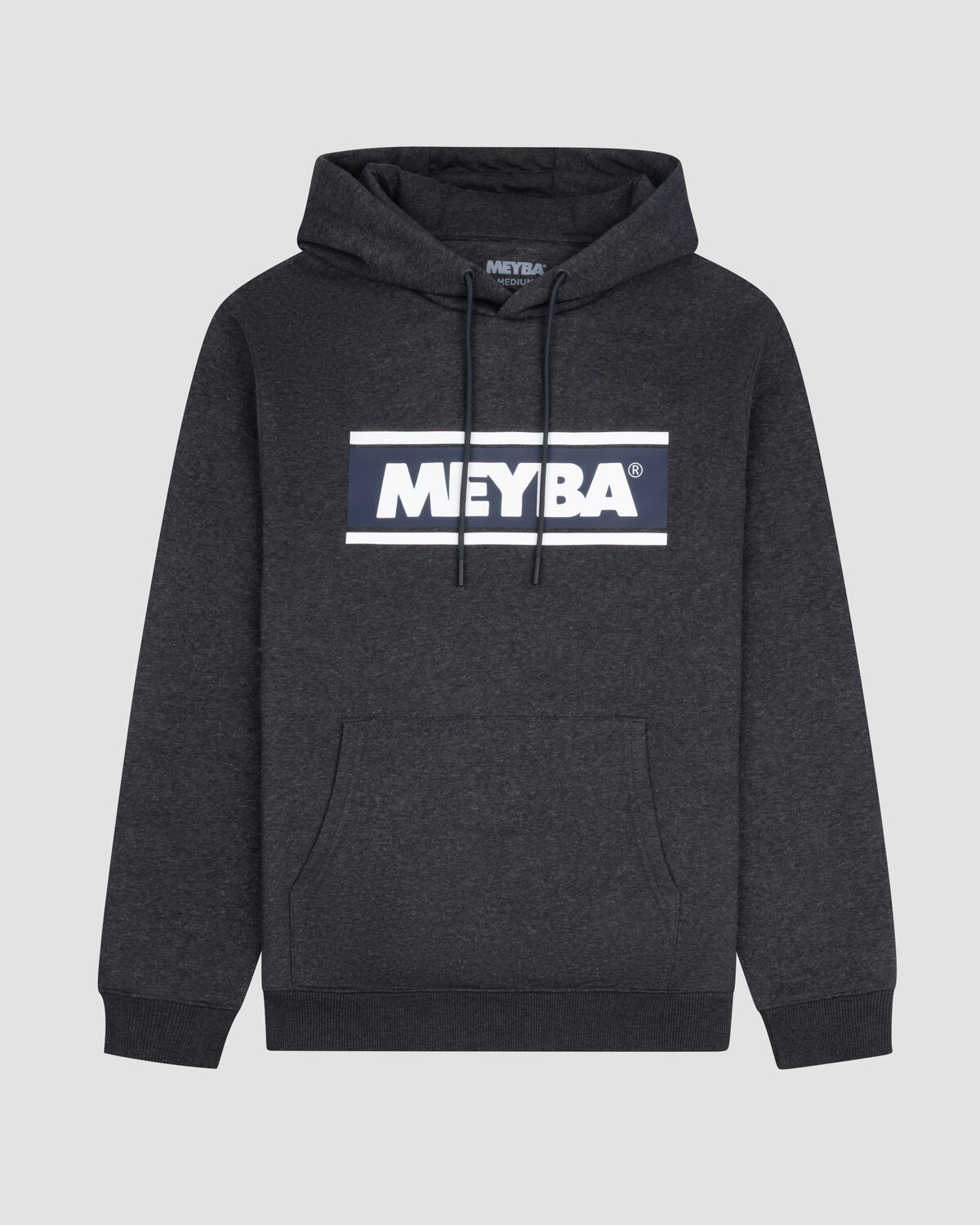 Meyba Casa Hoody - 100% Cott, Charcoal Grey, hi-res