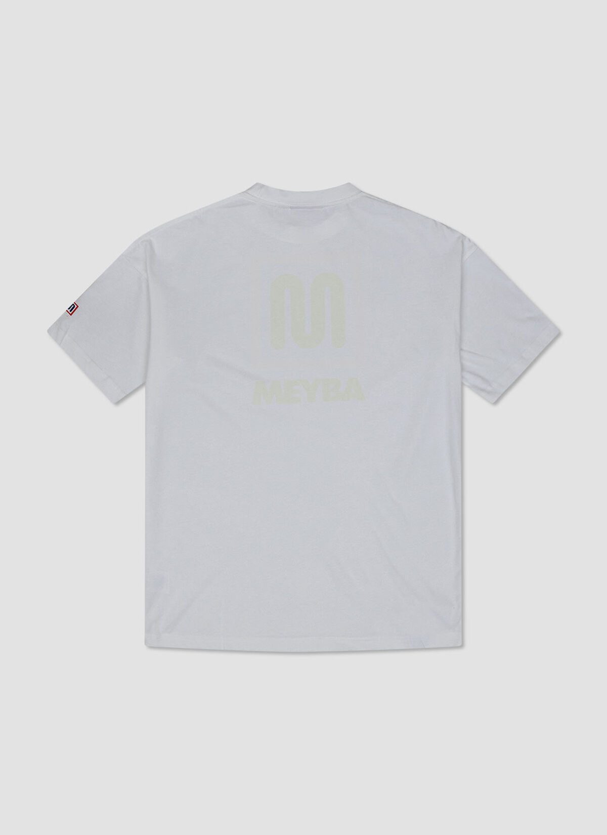 Meyba UV Print Tee - 100% Cotton, Green/White stripe, hi-res