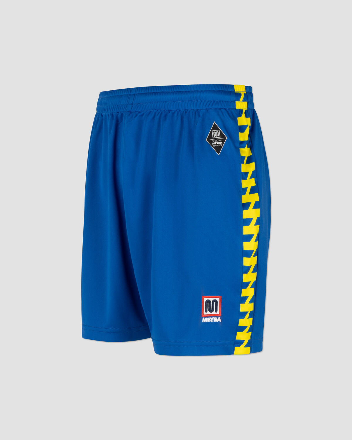 Mey Alpha Matchday Short, Blue/Yellow, hi-res
