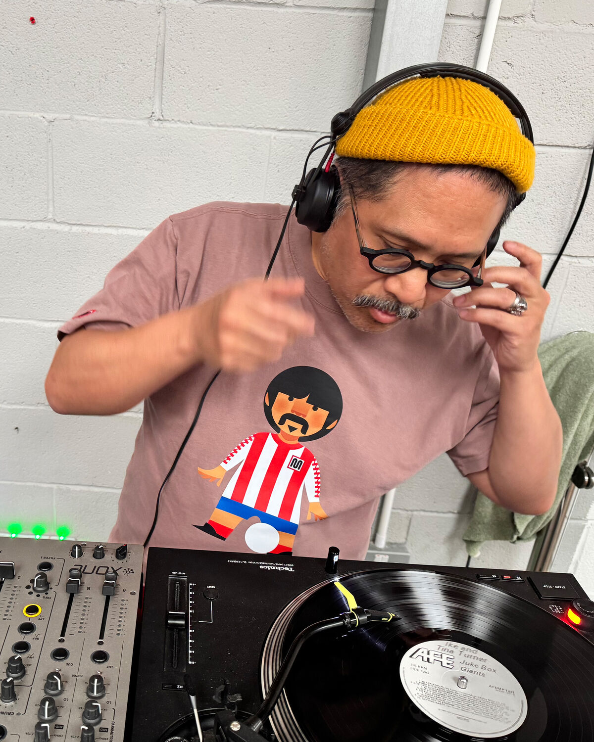 MEYBA x Stanley Chow Ath Tee, Stone, hi-res