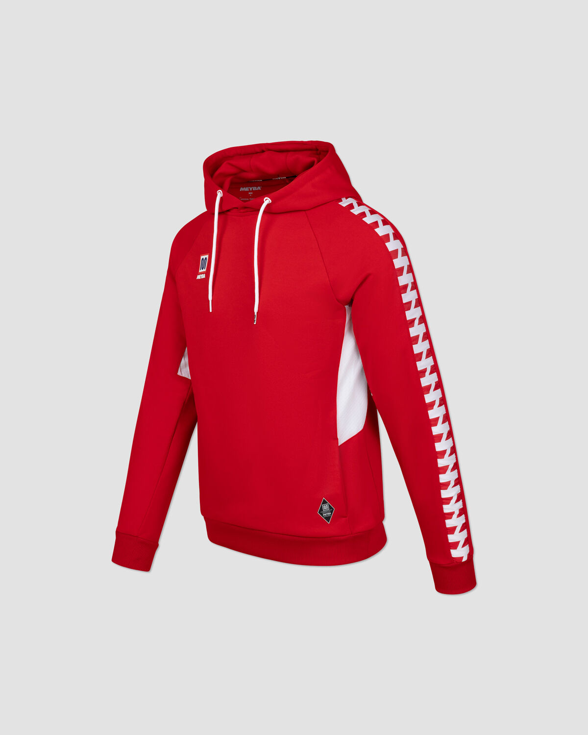 MEYBA Motion Poly Hoodie, Red, hi-res