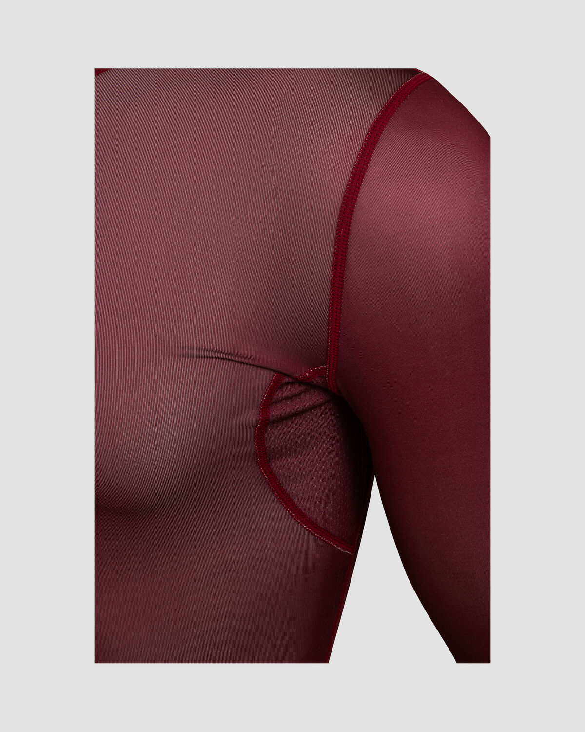MEYBA Long Sleeve Base Layer, Claret, hi-res