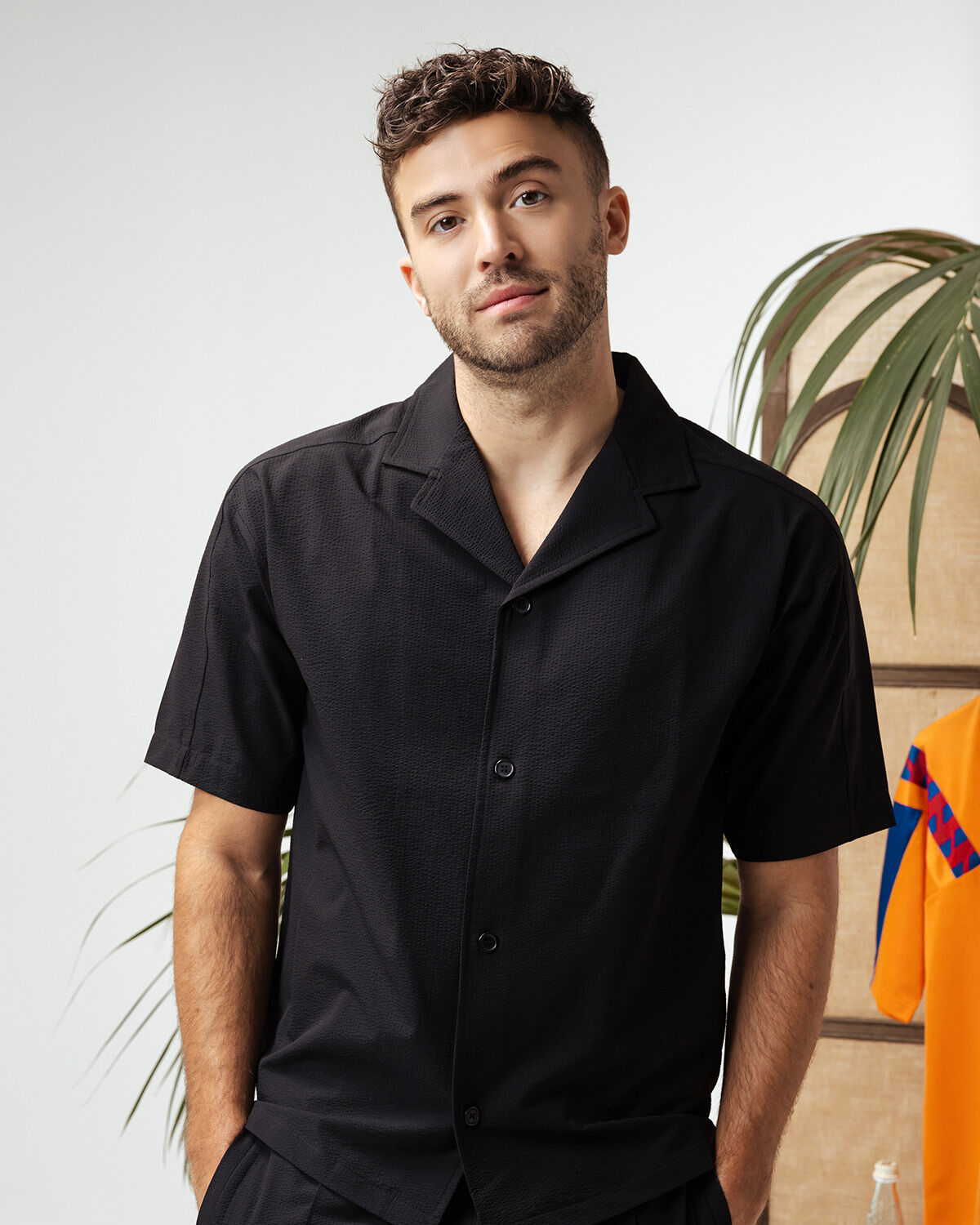 MEYBA ASSIST TRACK SHIRT, Black, hi-res