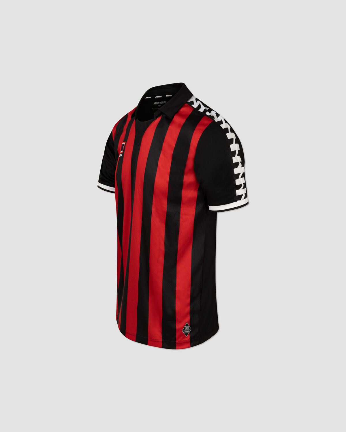 MEYBA Alpha Stripe Jersey, Black/Red, hi-res
