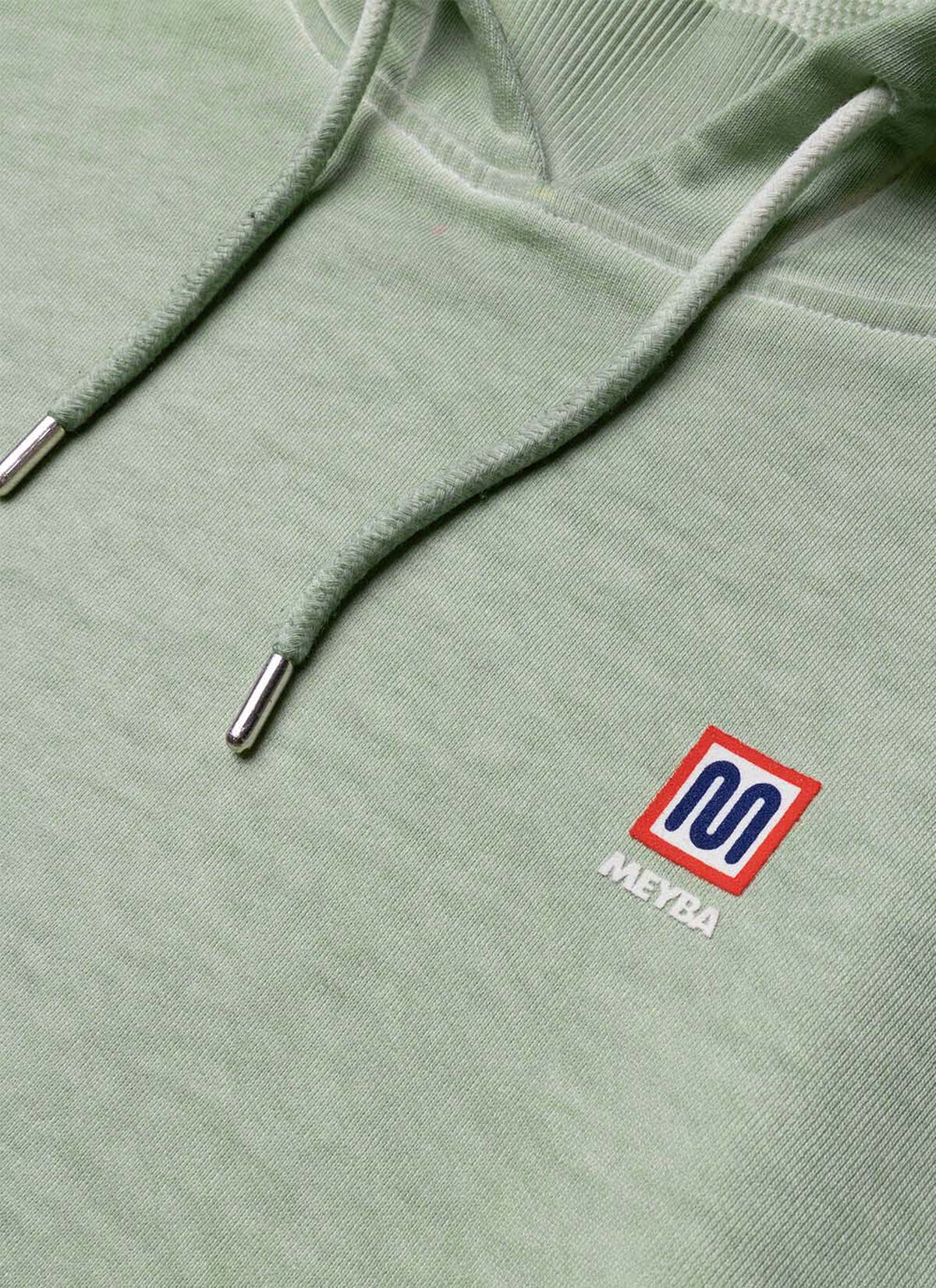 COLD DYE HOODY SWEAT, Green, hi-res