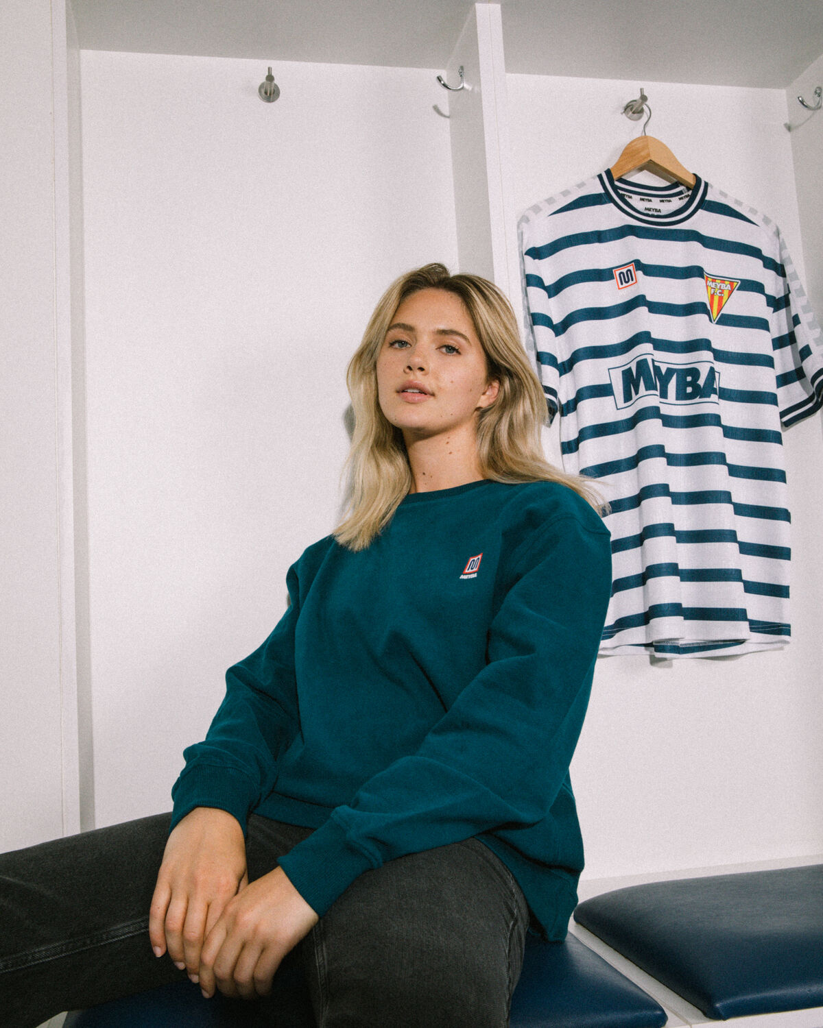 Meyba the McQueen Sweat, Turquiose, hi-res