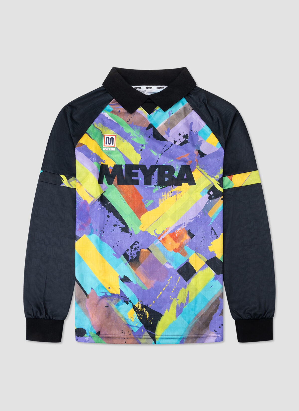 Meyba LS Noche GK Shirt - 124 100% Polyester, Black, hi-res