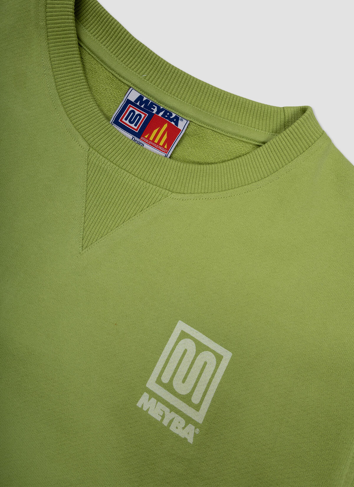 Meyba Dia Discharge Sweat - 100% Cotton, Dark Citron, hi-res