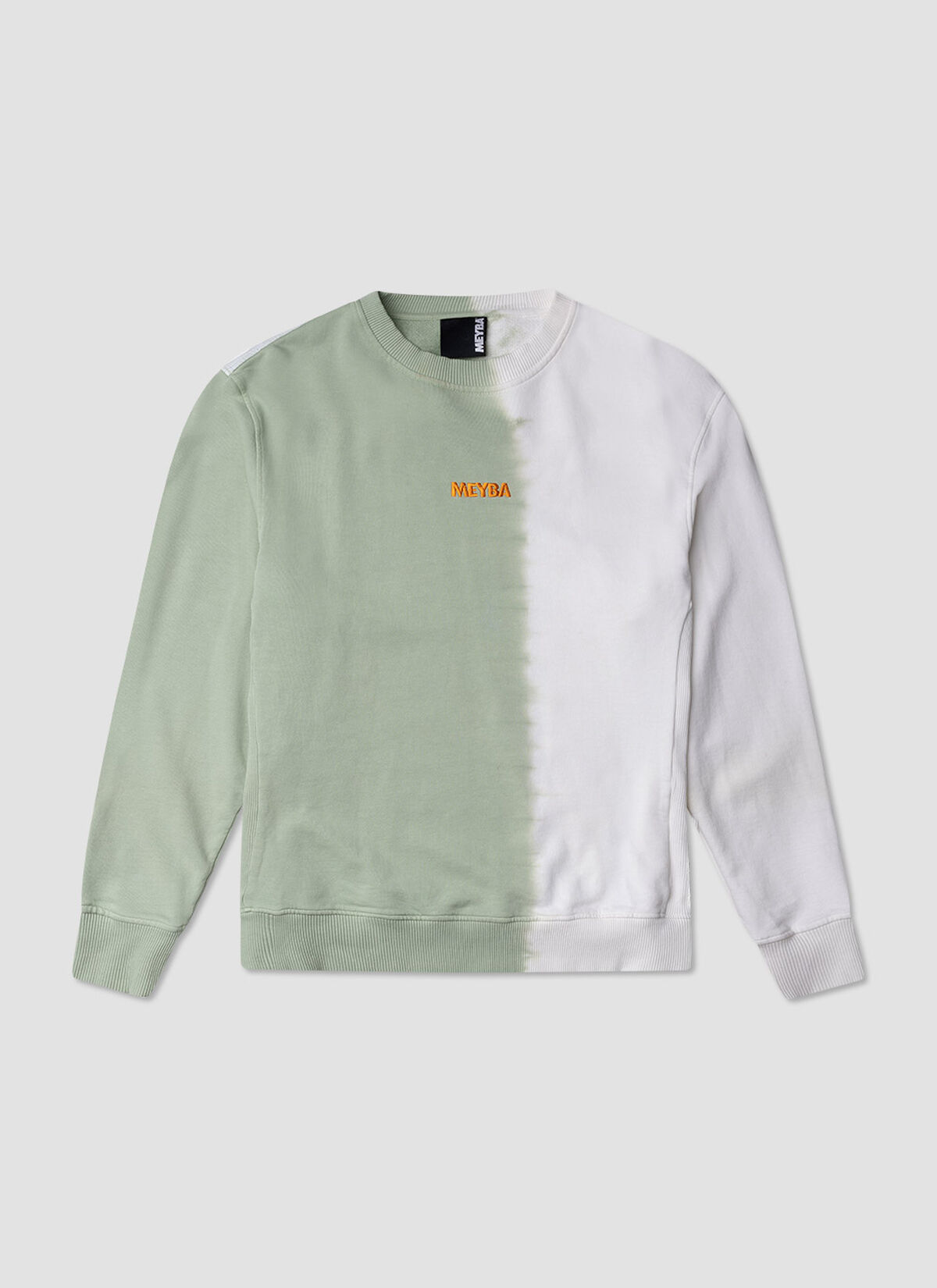 DIP DYE CREW SWEAT, White/Miscellaneous, hi-res