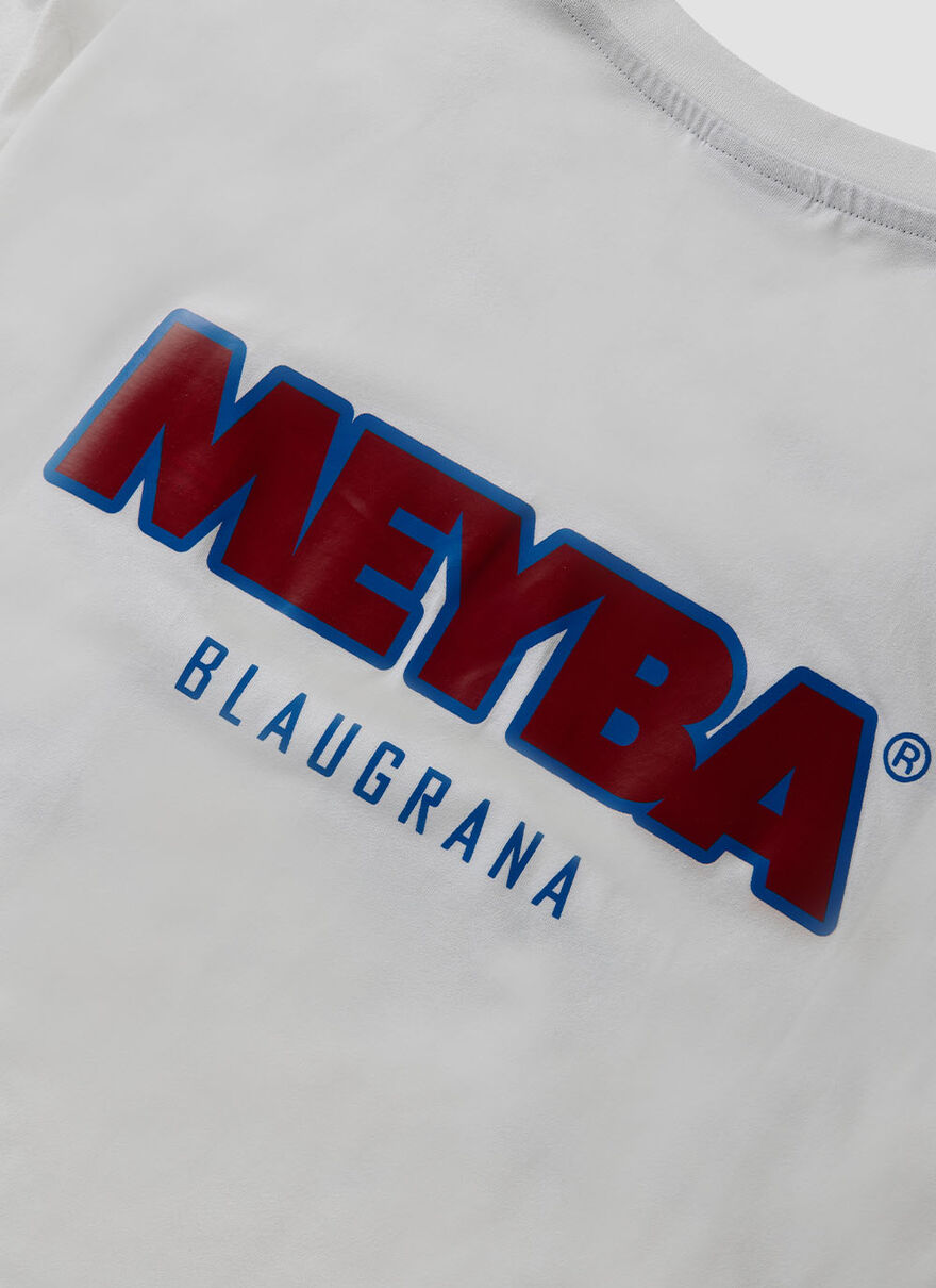 BLAUGRANA TRAINING TEE, White, hi-res