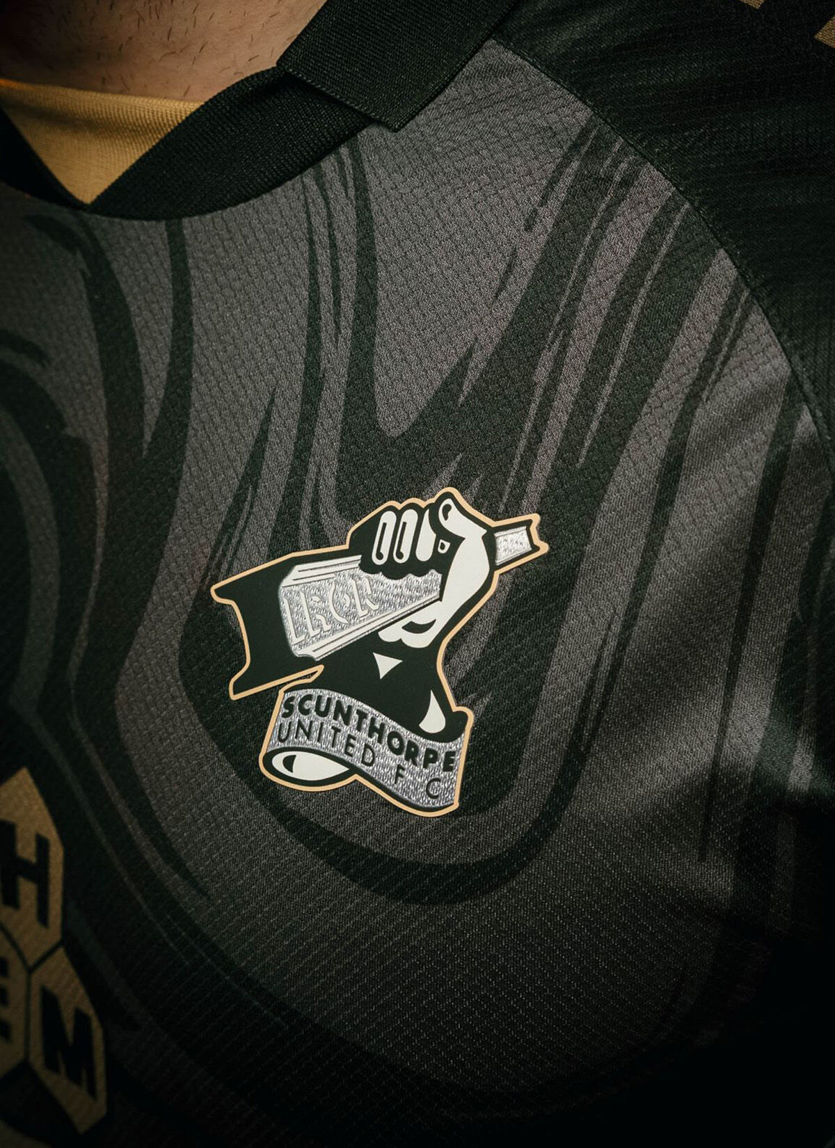 Scunthorpe Utd 25/26 3rd Jers, Black, hi-res