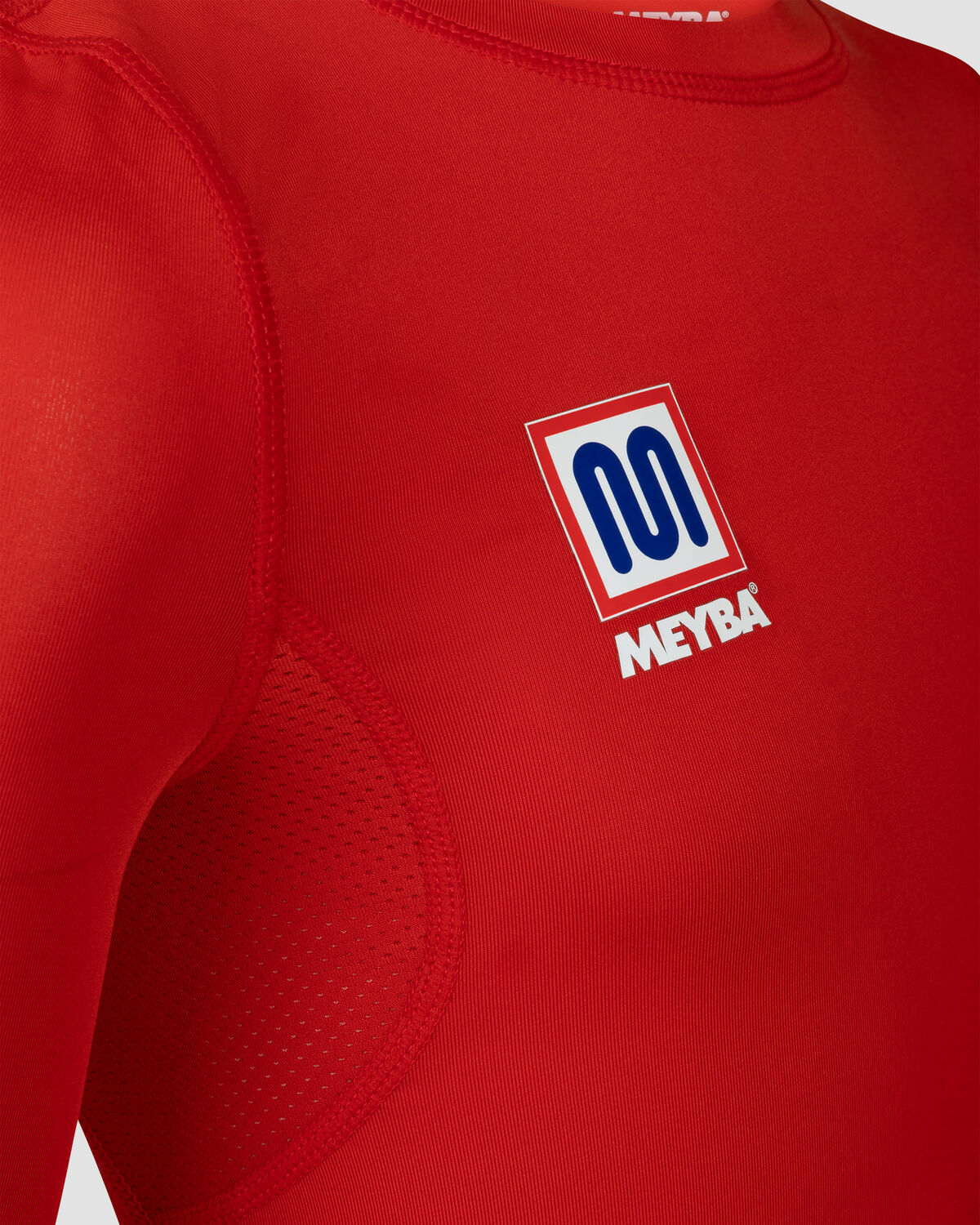 MEYBA Long Sleeve Base Layer, Red, hi-res
