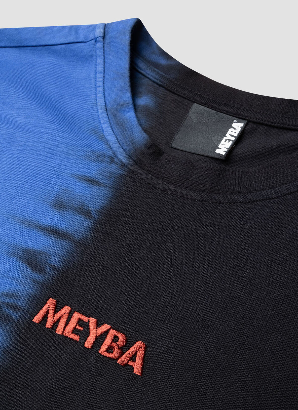 DIP DYE TEE, Black/Blue, hi-res