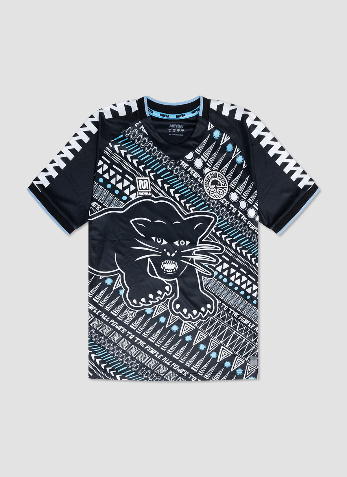 Oakland Roots Black Panther Jersey Blank, Black, hi-res