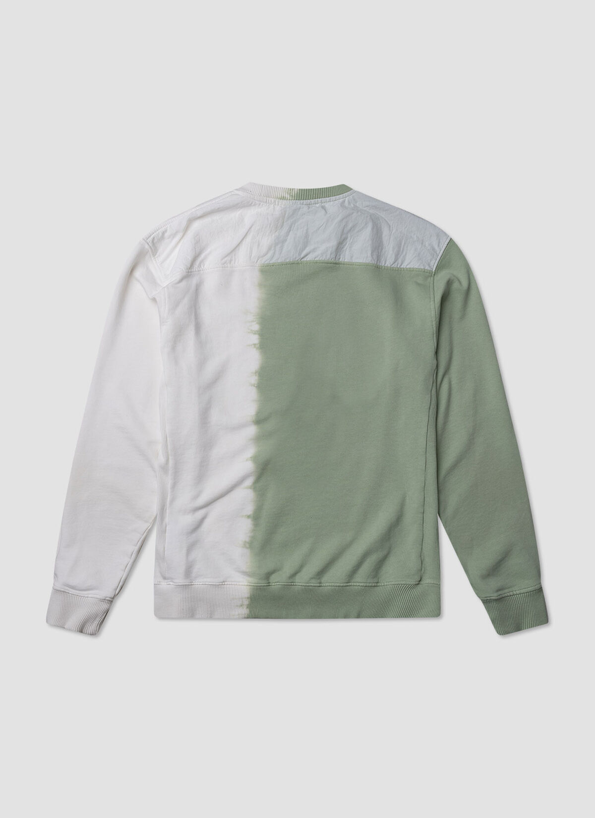 DIP DYE CREW SWEAT, White/Miscellaneous, hi-res