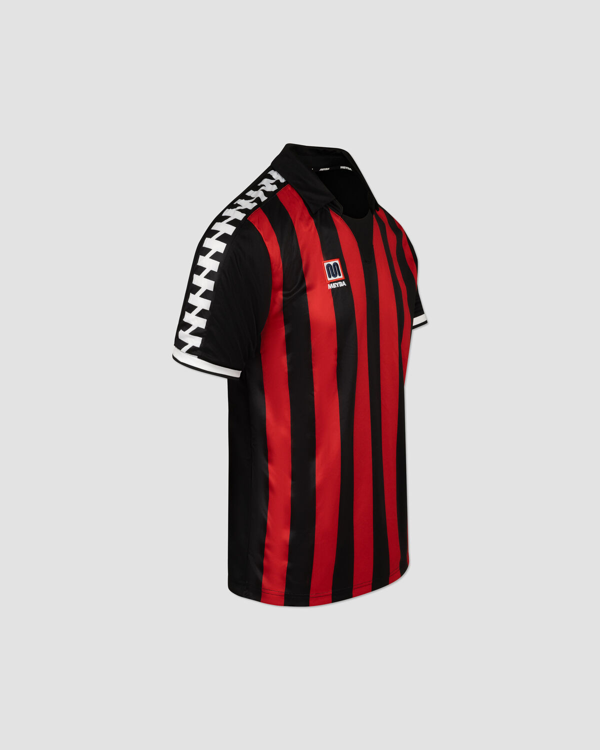MEYBA Alpha Stripe Jersey, Black/Red, hi-res