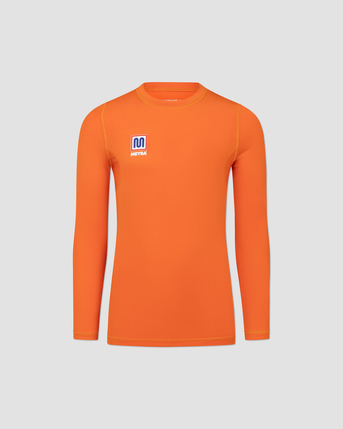 MEYBA Long Sleeve Base Layer, Orange, hi-res