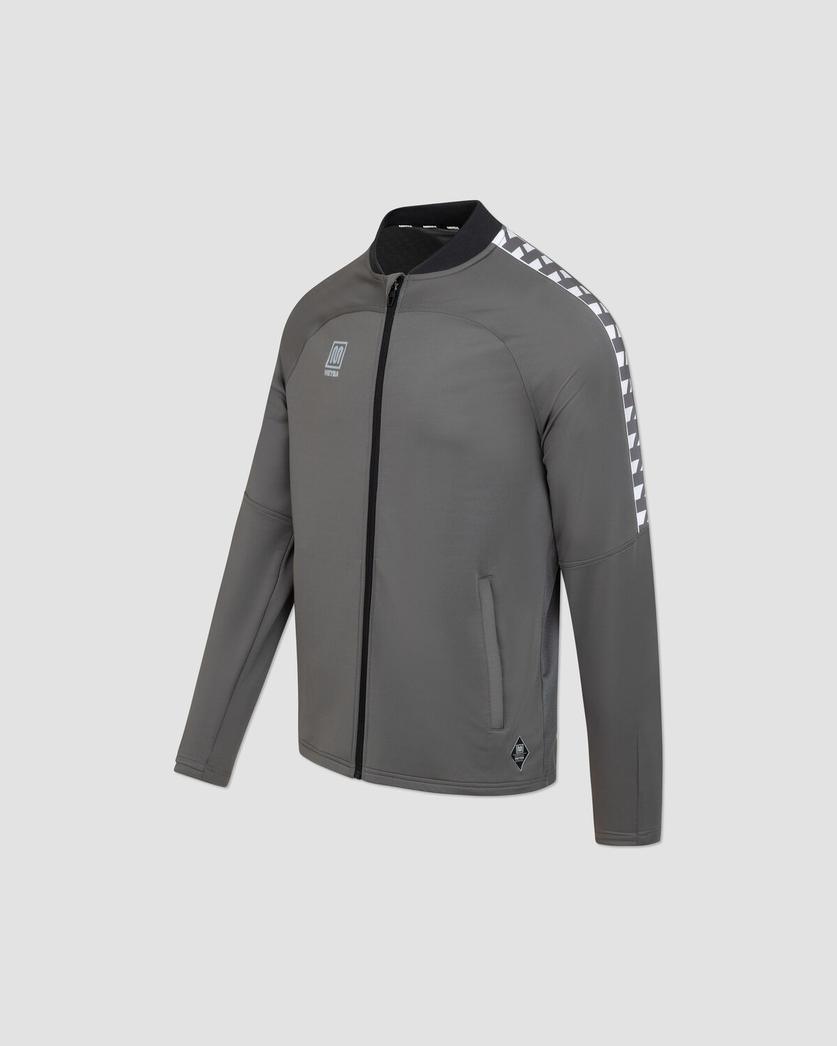 MEYBA Contact PTF Tracksuit, Charcoal/Black, hi-res