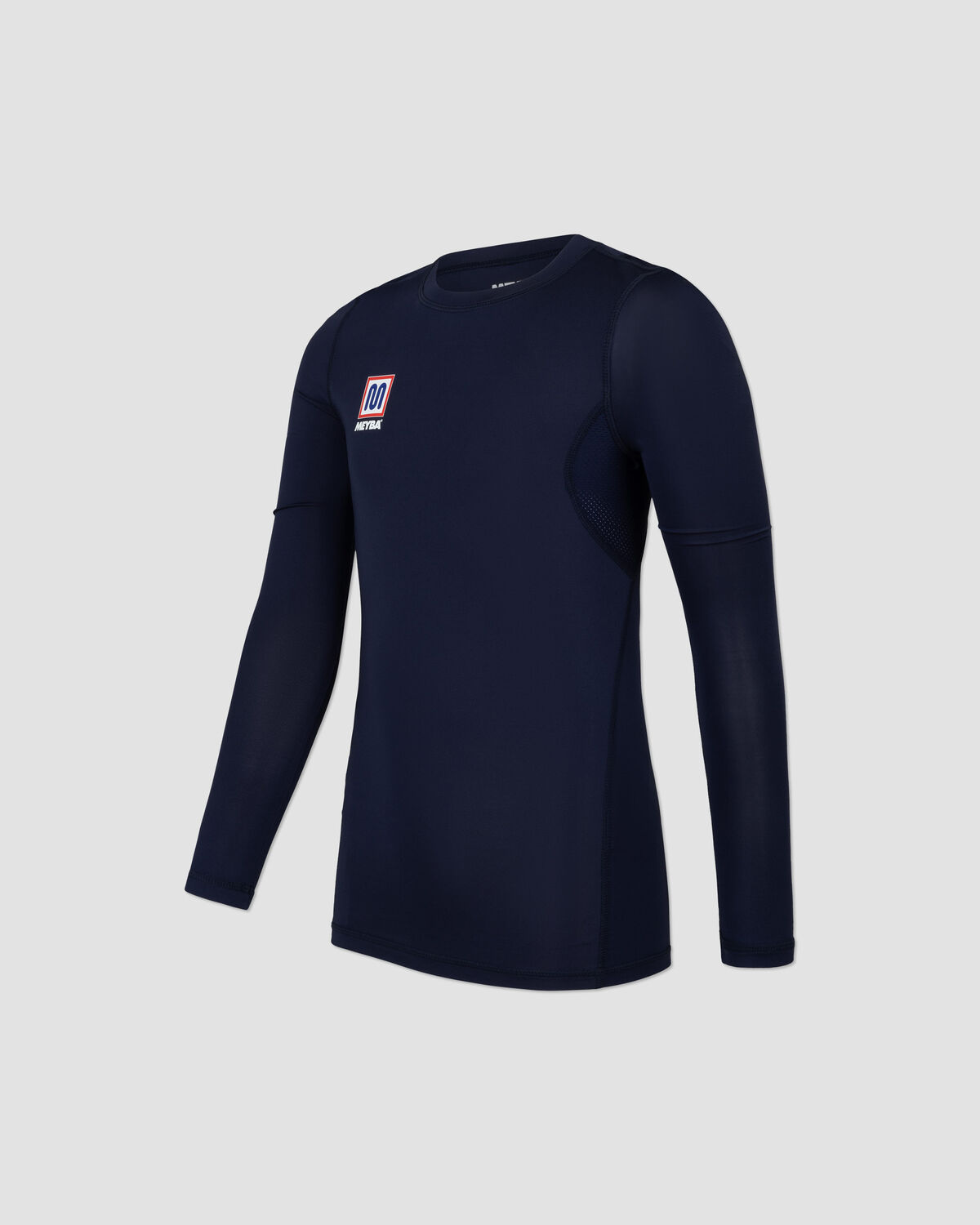 MEYBA Long Sleeve Base Layer, Navy, hi-res