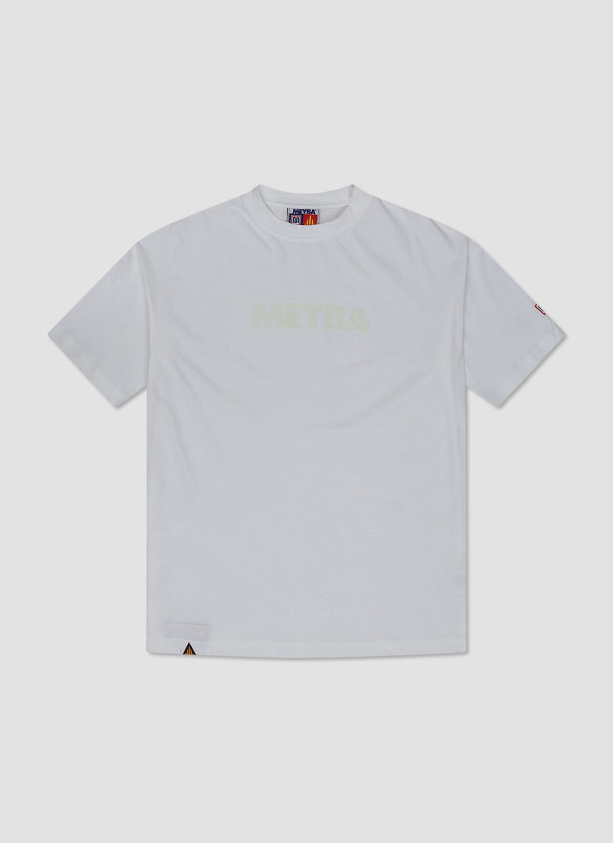 Meyba UV Print Tee - 100% Cotton, Green/White stripe, hi-res