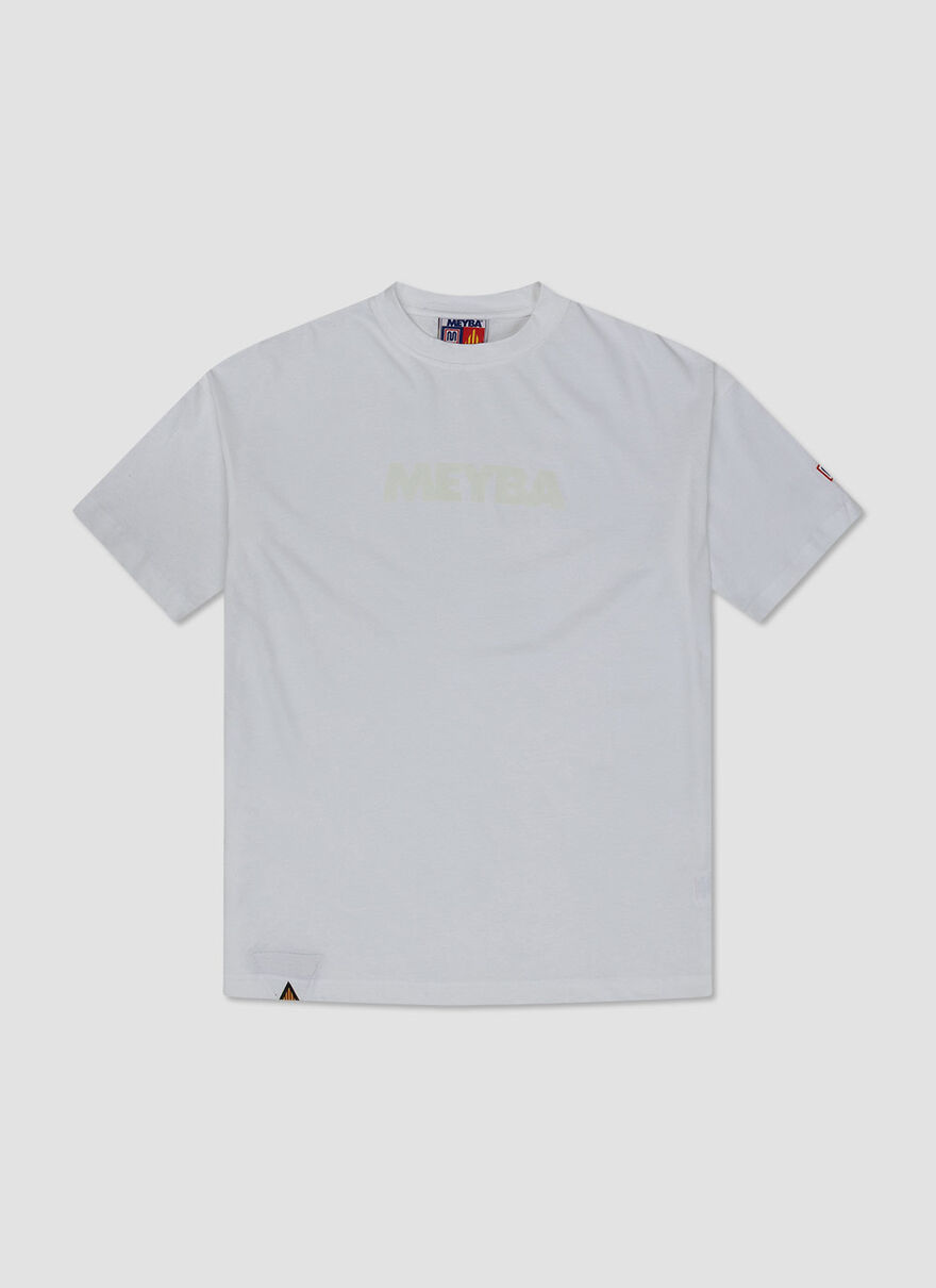 Meyba UV Print Tee - 100% Cotton, Green/White stripe, hi-res