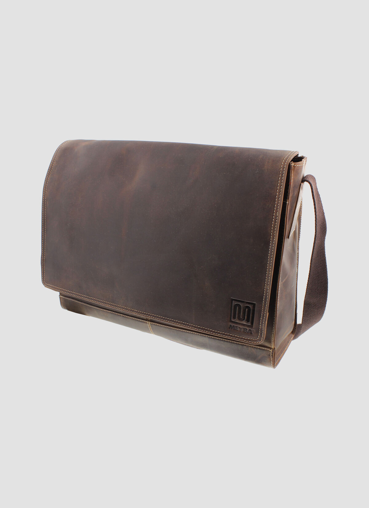 MEYBA Laptop Bag, Brown, hi-res