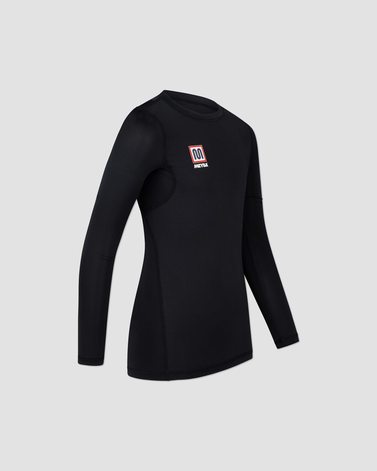 MEYBA Long Sleeve Base Layer, Black, hi-res