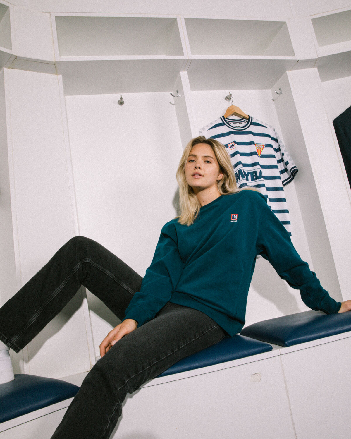 Meyba the McQueen Sweat, Turquiose, hi-res