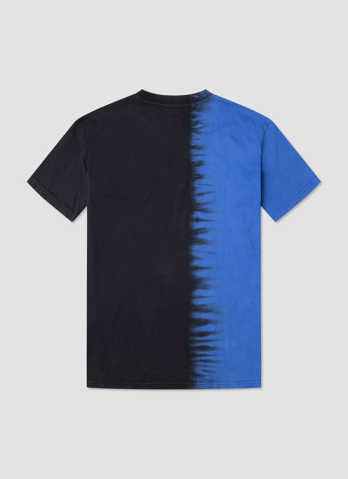 DIP DYE TEE, Black/Blue, hi-res
