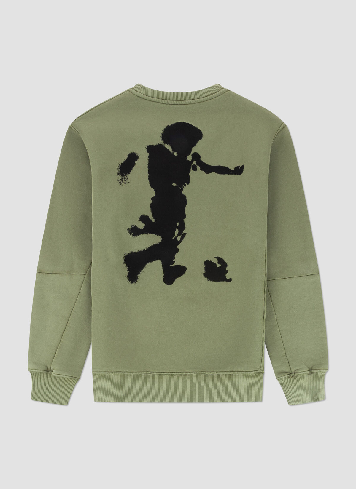 MEYBA Natural Dye Crew Swt DM, Neon Mint Green, hi-res