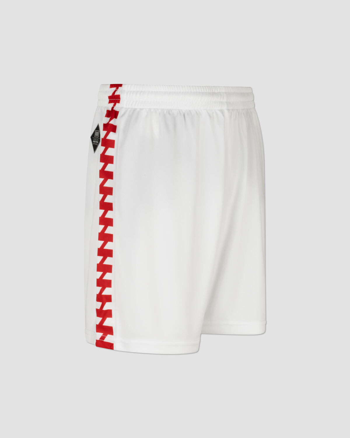 Mey Alpha Matchday Short, White/Red, hi-res