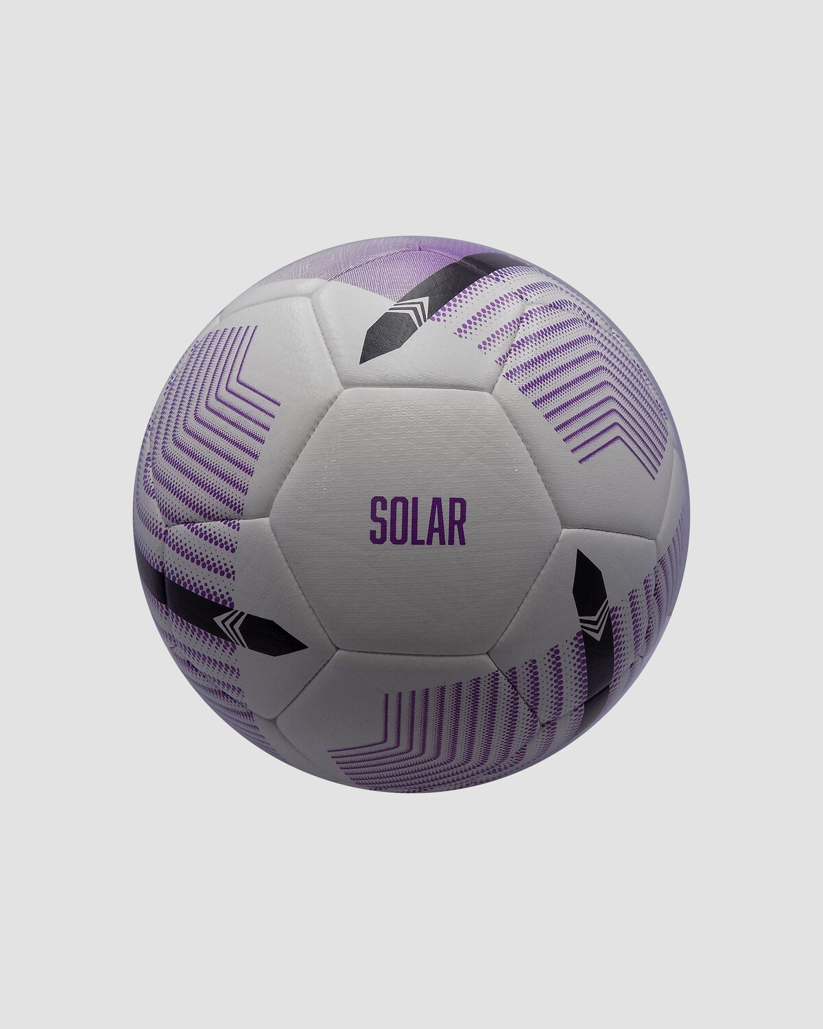 MEYBA Solar Football (SIZE 4), White/Purple/Black, hi-res