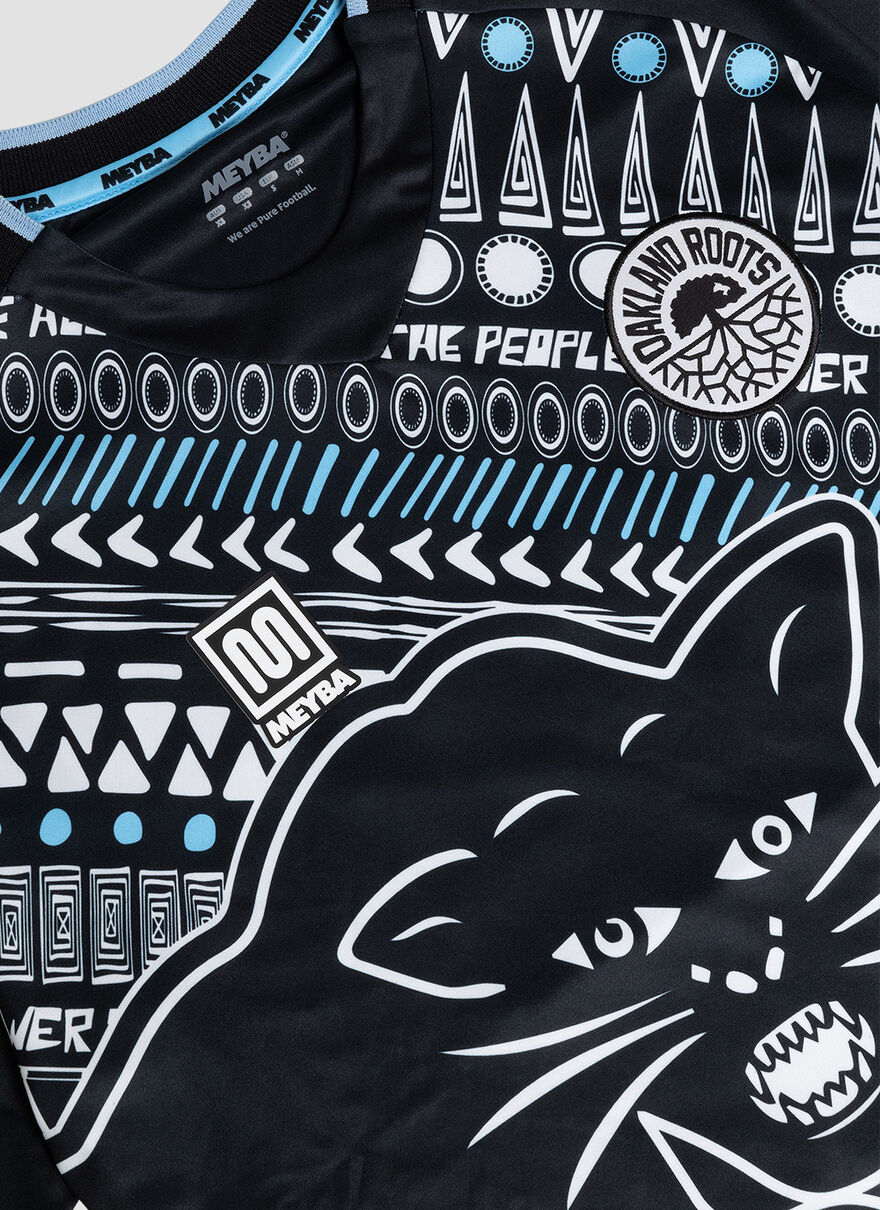 Oakland Roots Black Panther Jersey, Black, hi-res