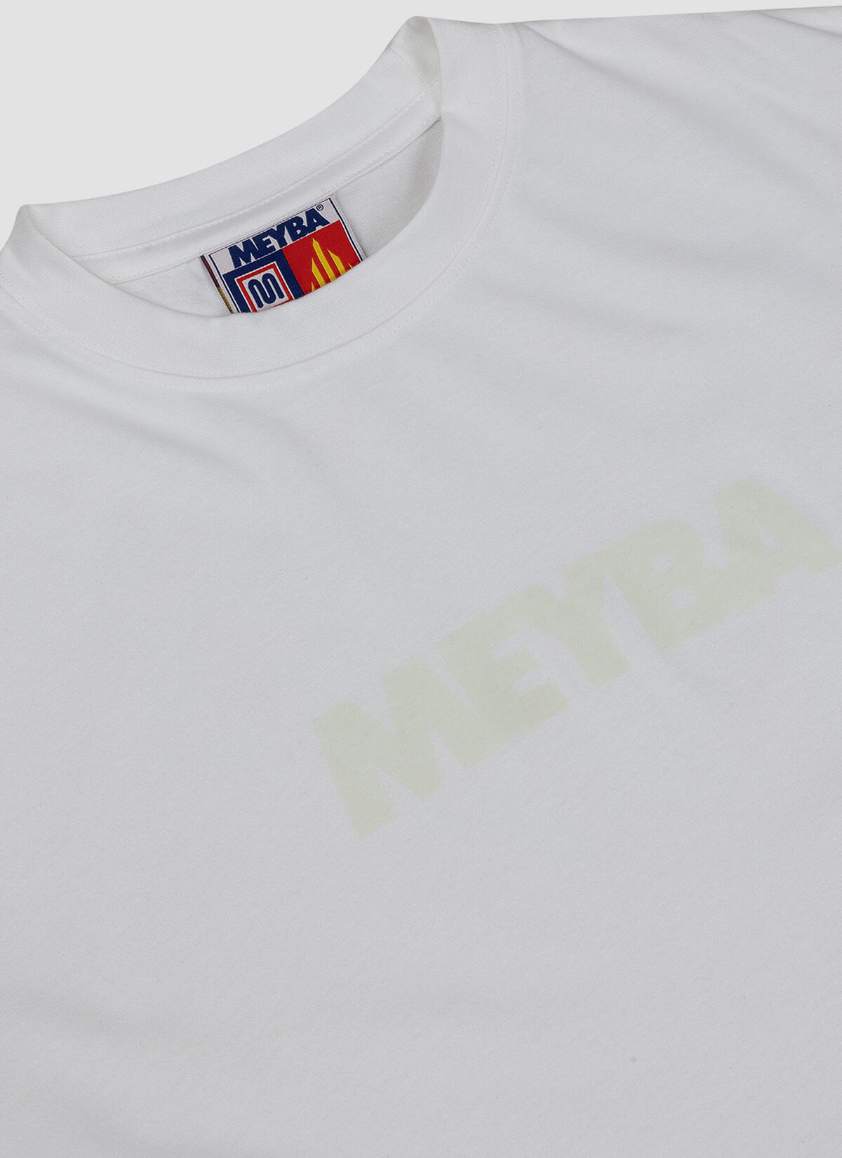 Meyba UV Print Tee - 100% Cotton, Green/White stripe, hi-res
